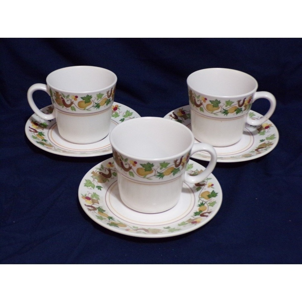 Noritake Progression China "Homecoming" #9002 Cup & Saucer 3 Pc SetReplacements